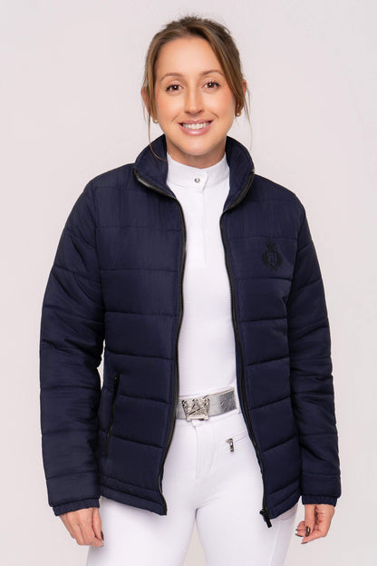 Jaqueta Hipismo Puffer Azul Dark