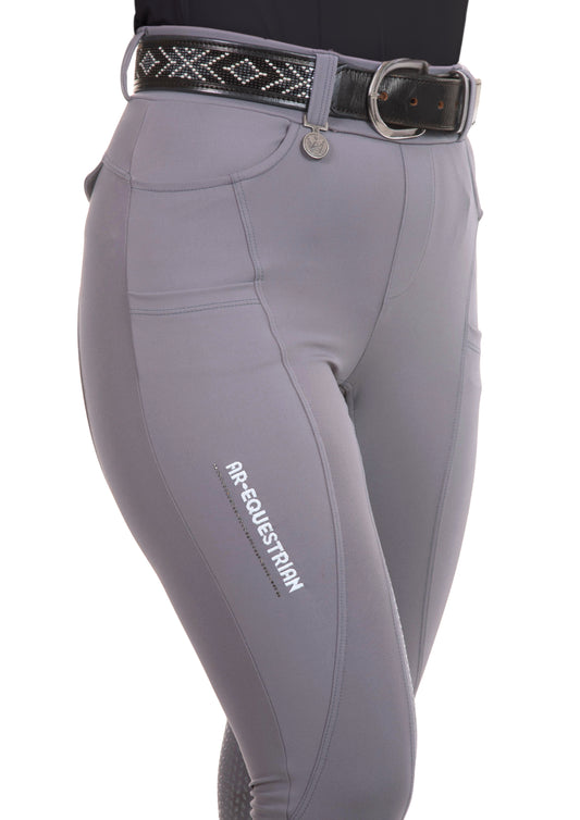 Culote Hipismo Legging Cristal Platina