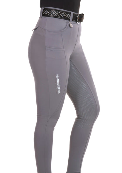 Culote Hipismo Legging Cristal Platina
