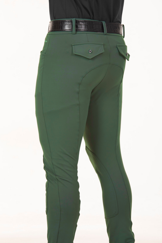 Culote Hipismo Masculino Verde Cacto