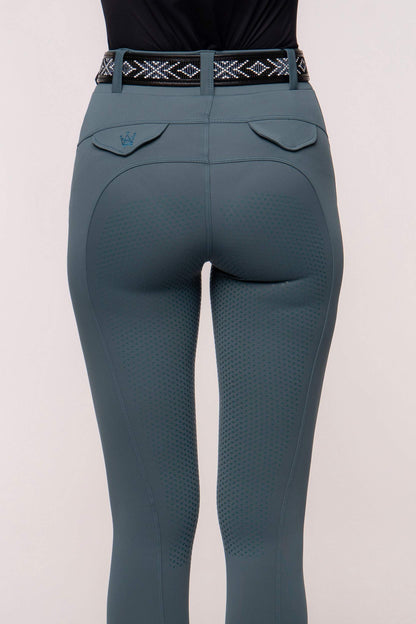 Culote Hipismo Legging Cristal Petróleo