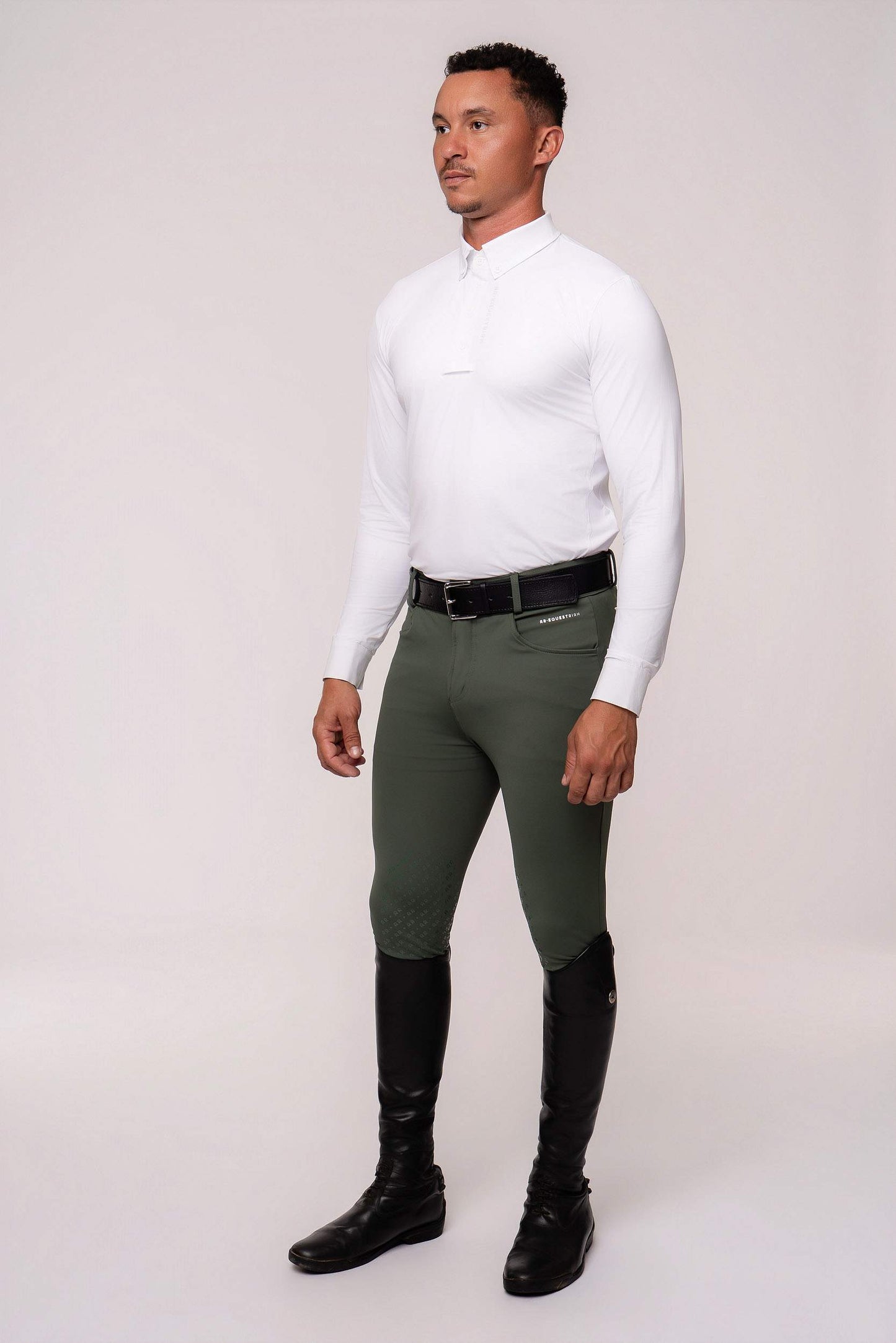 Culote Hipismo Masculino Verde Cacto