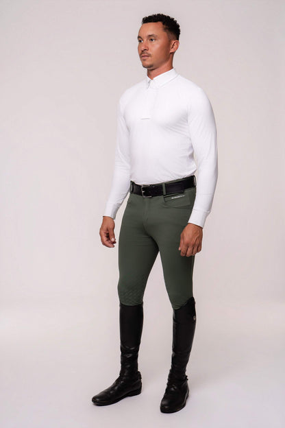 Culote Hipismo Masculino Verde Cacto