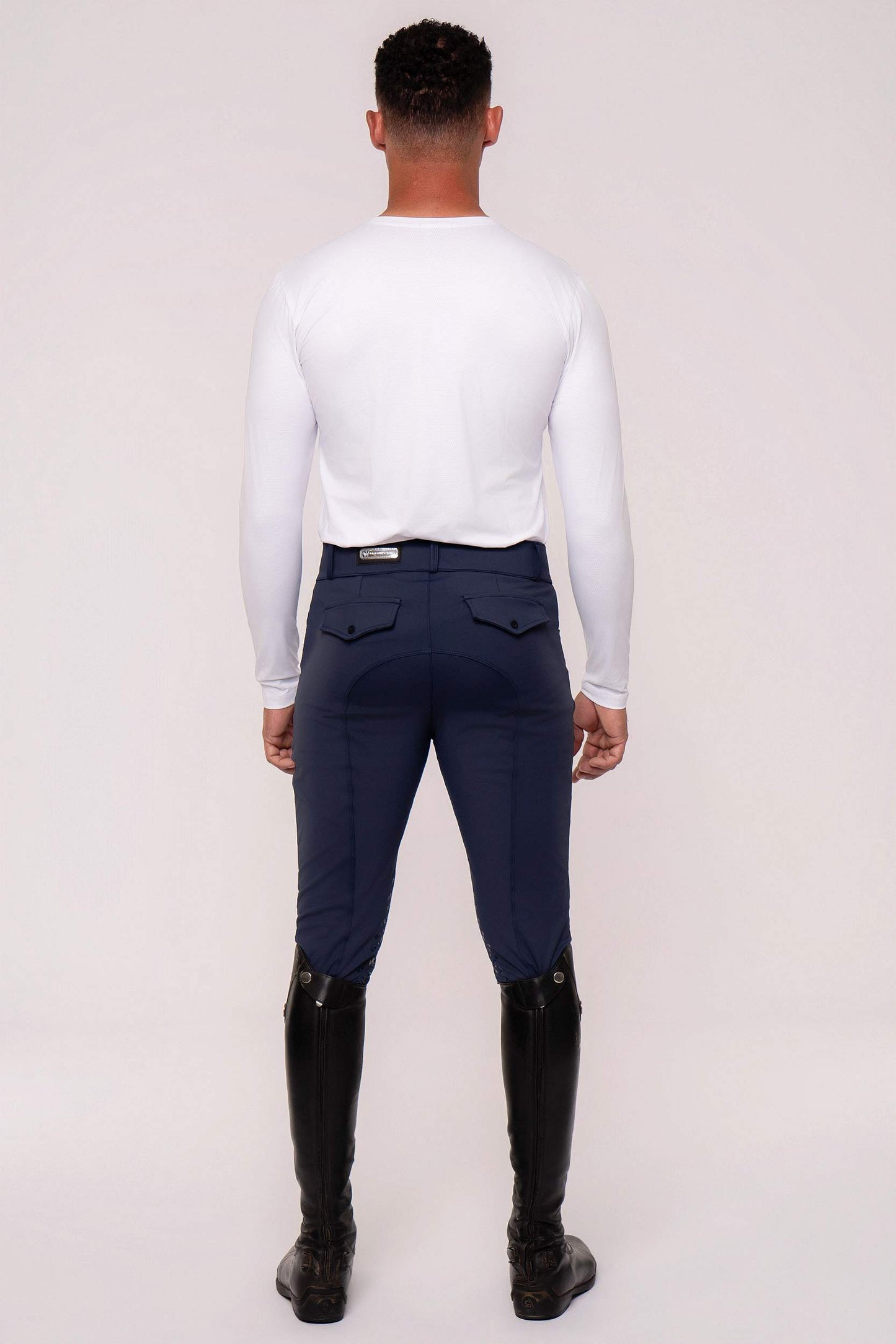 Men's Navy Blue Equestrian Breeches
