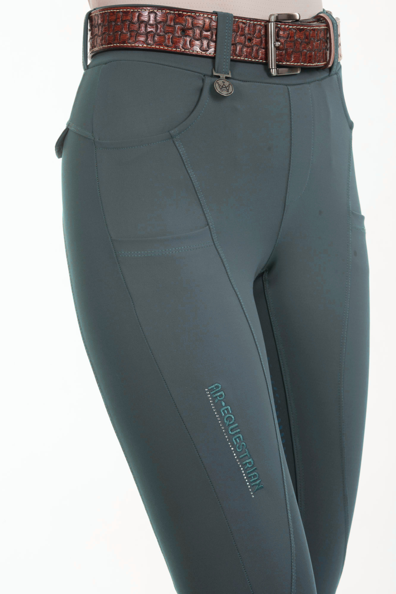 Culote Hipismo Legging Cristal Petróleo