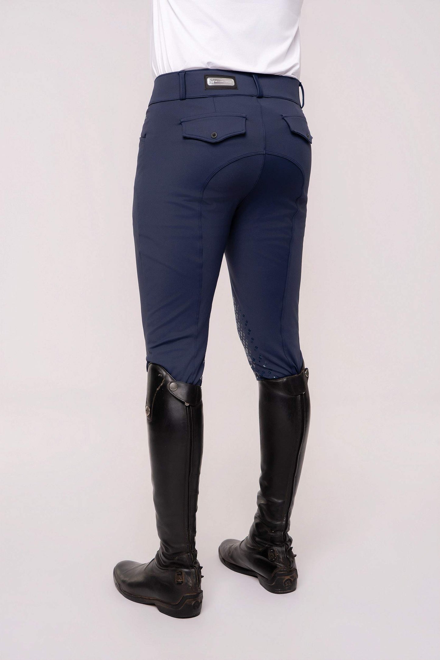 Men's Navy Blue Equestrian Breeches