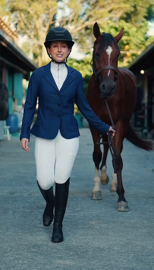 Casaca Hipismo Summer Marinho