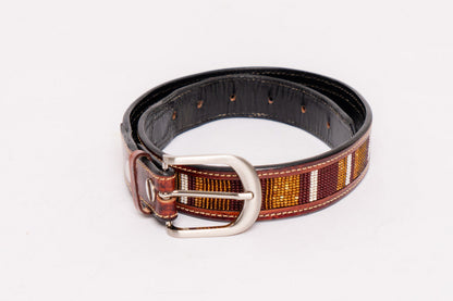 Colorful Beaded Equestrian Belt