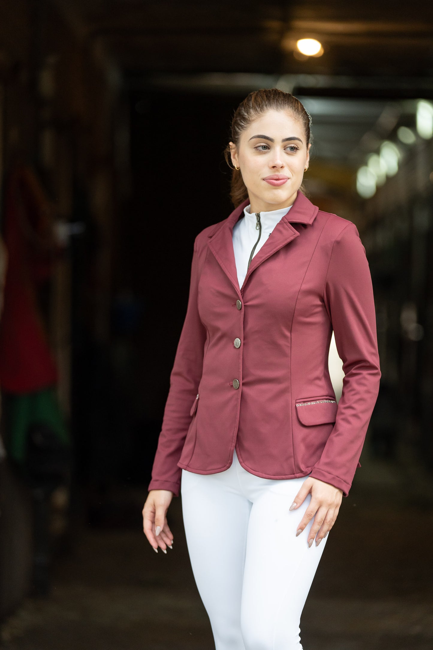 Wine Equestrian Jacket