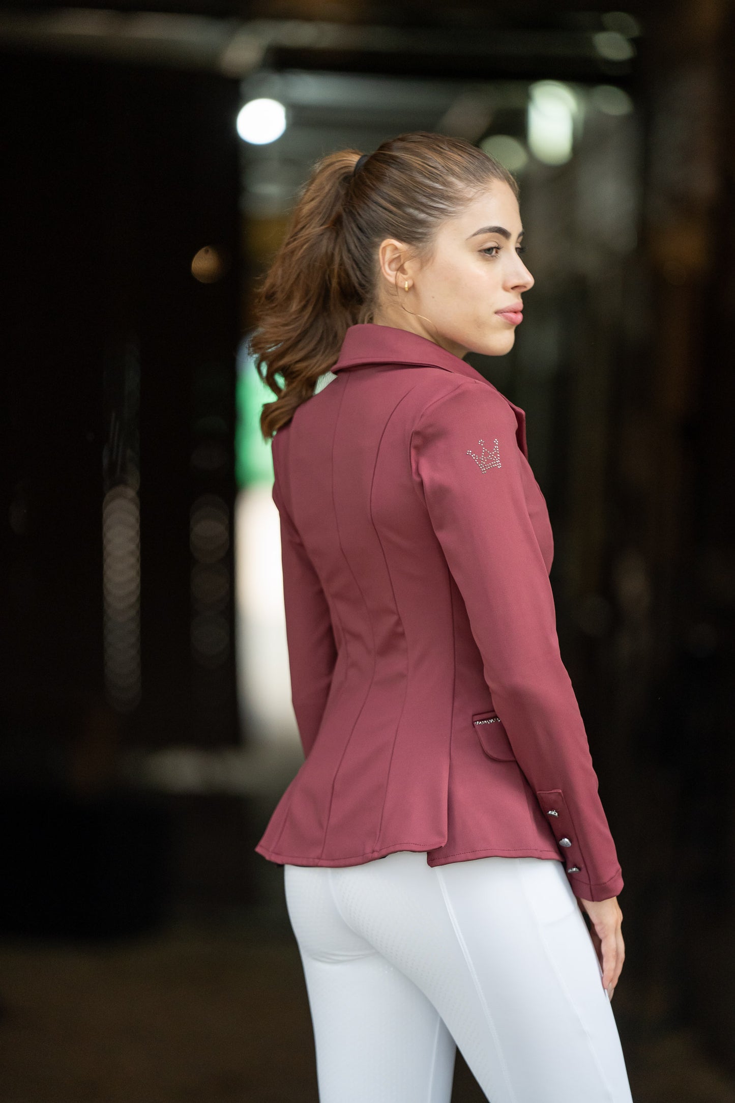 Wine Equestrian Jacket