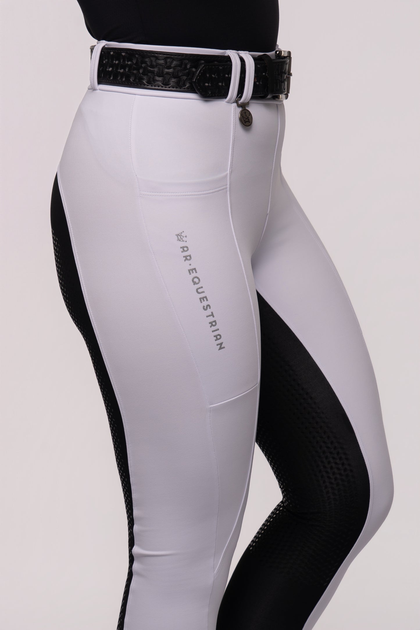 Culote Hipismo Legging 2.0 Bicolor Branco e Preto - *PRÉ VENDA envios à partir de 06/10*
