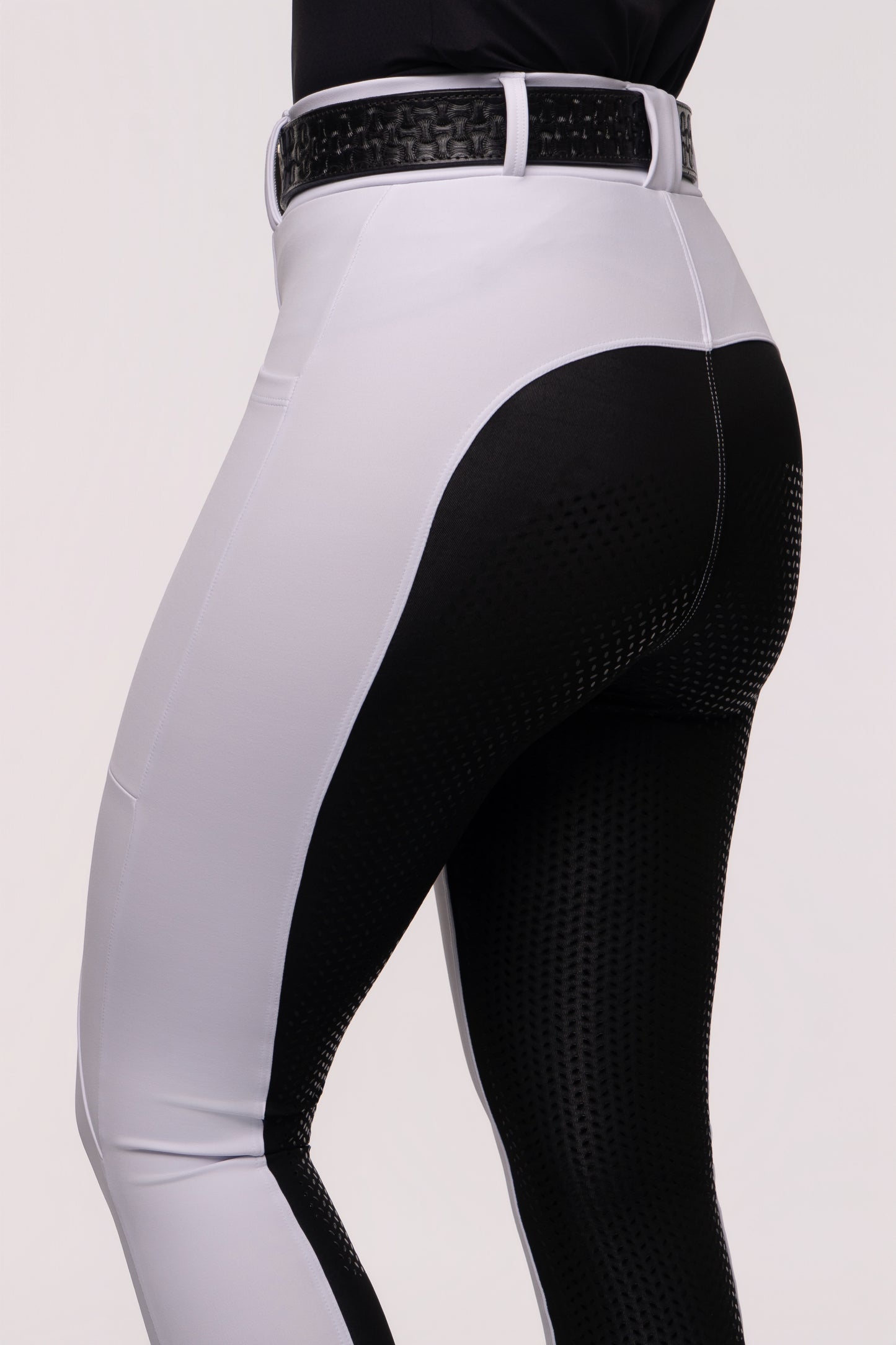Culote Hipismo Legging 2.0 Bicolor Branco e Preto - *PRÉ VENDA envios à partir de 06/10*