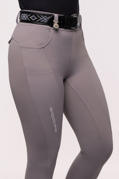 Culote Hipismo Legging Cristal Platina