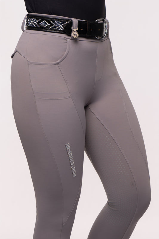Culote Hipismo Legging Cristal Platina