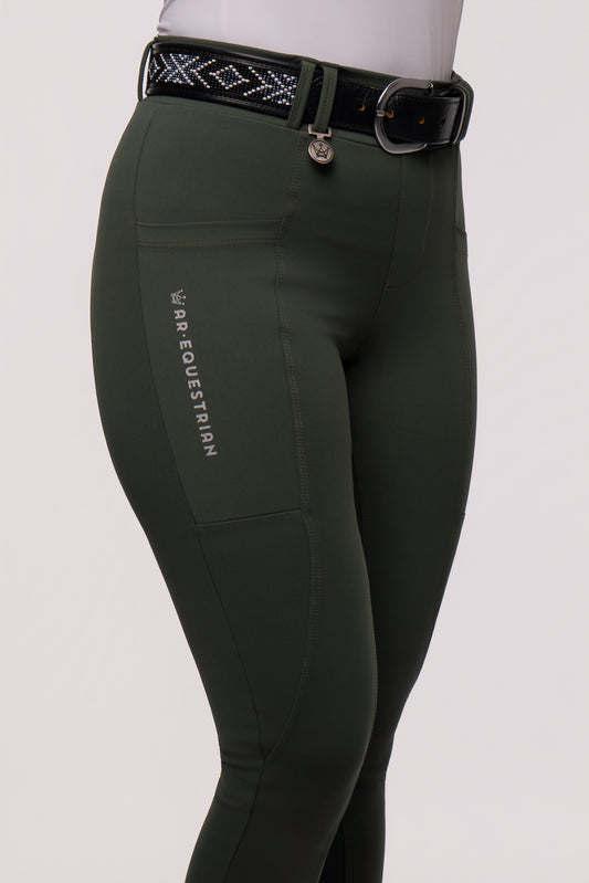 Culote Hipismo Legging 2.0 Verde Cacto