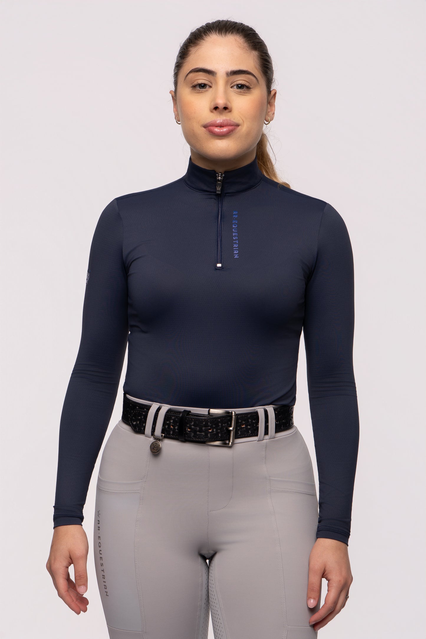 Camisa Hipismo Fresh Manga Longa Marinho