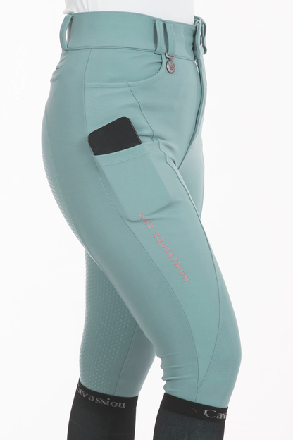 Premium Aqua Green Equestrian Breeches 