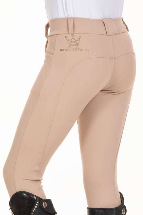 Culote Hipismo Legging Bege Infantil