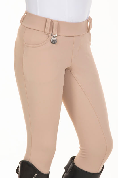 Culote Hipismo Legging Bege Infantil