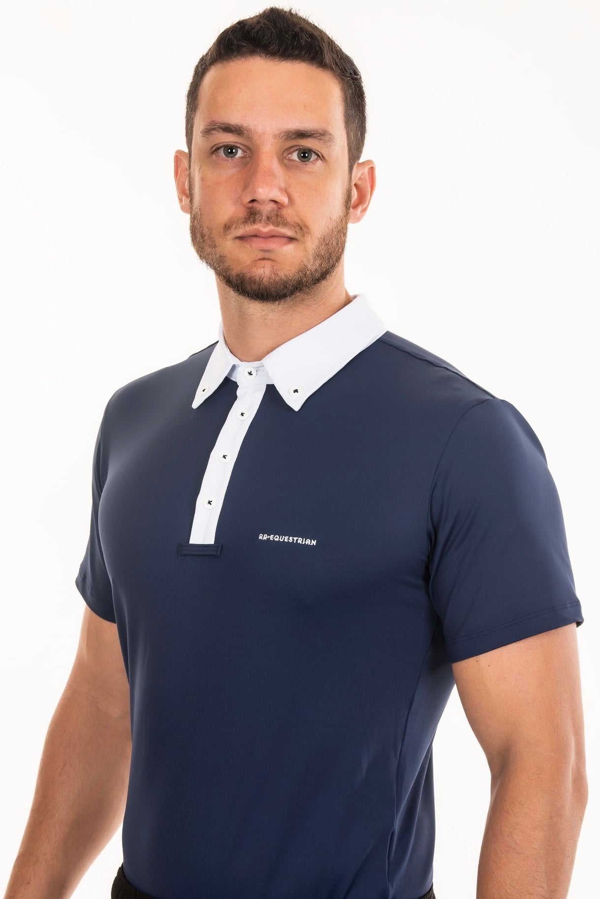 Camisa Hipismo Masculina Marinho